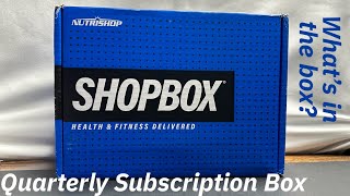 ShopBox  Quarterly Fitness Subscription Box  December 2023  Whats in the Box [upl. by Vilhelmina]