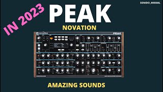 Novation PEAK  in 2023 from Default to Madness no talking [upl. by Parshall]