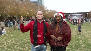 Klyde Warren Park Tree Lighting Celebration 2022 [upl. by Angell]