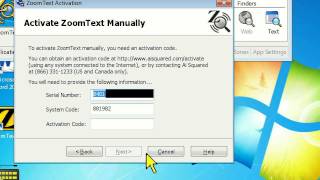 Activating ZoomText [upl. by Nino]