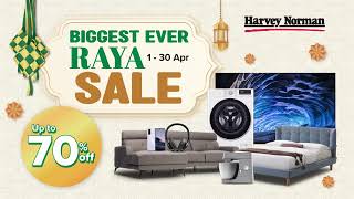 Harvey Normans BIGGEST EVER Raya Sale Ends 30 April [upl. by Adnilev24]