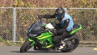 2017 12 3 MSGC Moto Gymkhana Sai 選手 Ninja 1000 after lunch [upl. by Teemus]