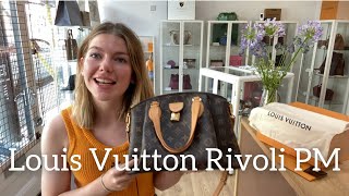 Louis Vuitton Rivoli PM Bag Review [upl. by Blumenfeld]