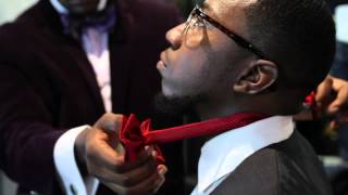 How to Put on PreTied Bow Ties  Basic Bow Tie Tips [upl. by Riba]