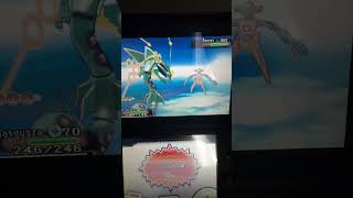 Deoxys Vs Rayquaza In Alpha Sapphire shorts [upl. by Ehling]