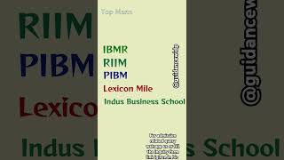 Top management colleges Pune punecolleges pgdm mba lexicon dypatilpune riim pibm atlas isbs [upl. by Elletsirk]