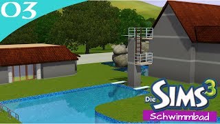 HausbauReihe 603 Schwimmbad Lets Build Sims 3 Haus [upl. by Taddeo]