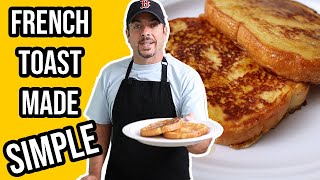 How to Make French Toast for Beginners  Easy Recipe [upl. by Bensky]