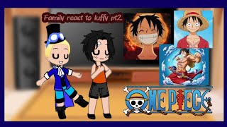 luffy famliy react to luffy part 2 one piece react [upl. by Strait]