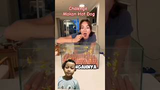 Makan 200 Hot Dog chalenge adilasanichabella [upl. by Leinoto]