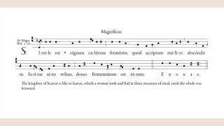 Magnificat Antiphon quotSimile est regnum caelorumquot for Vespers 6th Sunday after Epiphany [upl. by Groh280]