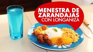 ¿Cómo hacer una Menestra de Zarandajas con Longaniza  FÁCIL  Recetas Caseras 🇪🇨  Cocina con Rocío [upl. by Eileme]