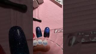 New colors It reminds of the universe and stars pressonnailset nails pressonnails newnail [upl. by Llabmik]