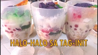 HOMEMADE HALOHALO SA TAGINIT [upl. by Darom]