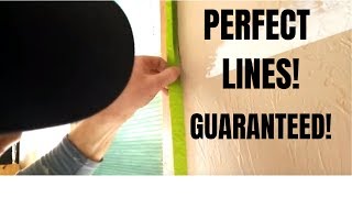 How To Paint Perfect Lines  Amazing Results [upl. by Ajssatsan]