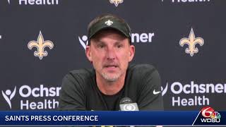 Saints Press Conference on Trading Chauncey GardnerJohnson [upl. by Rellia618]