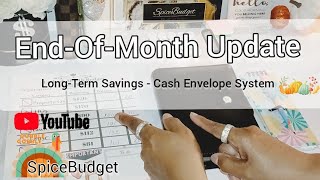 October EndOfMonth Update  Cash Envelope System cashenvelopessystem moneysaving budgeting [upl. by Senhauser]