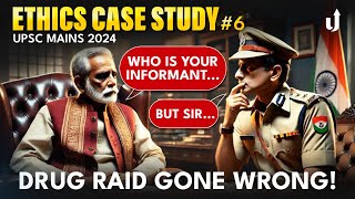 Chief Minister Forcing Police Officer Ethics Case Study 6 upsc levelupias [upl. by Hanikahs]