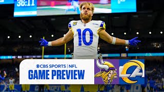 NFL Week 8 Thursday Night Football Vikings at Rams  Full Game PREVIEW [upl. by Adeehsar]