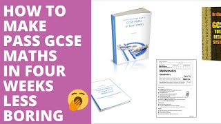 How To Make Pass GCSE Maths In Four Weeks Less Boring 🥱 3 Tips [upl. by Otit]