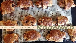 How to Make Vegan Rugelach Nut Horn Cookies  Vegan amp GF Dessert Recipe [upl. by Kehr811]