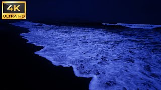 Ocean Waves For Deep Sleeping 10 Hours  Soothing Waves In Quiet Night For Relaxation And Deep Sleep [upl. by Inotna729]