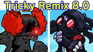 Friday Night Funkin VS Tricky Remixes FULL WEEK Part 13 FNF Mod Tricky Mod 20 Madness Combat [upl. by Doowle]