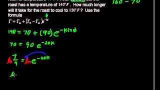 Application of Newtons Law of Cooling  Precalculus Tips [upl. by Octavius]