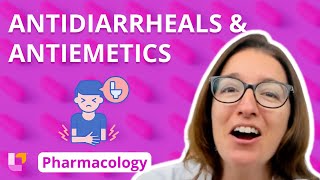 Antidiarrheals and Antiemetics  Pharmacology  Gastrointestinal System  LevelUpRN [upl. by Mcclimans]