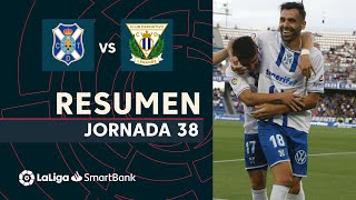 Resumen de CD Tenerife vs CD Leganés 10 [upl. by Annissa77]