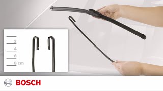 Hook Connection  How to Install Bosch ICON Wiper Blades [upl. by Daryl]