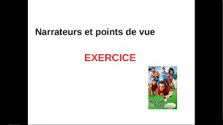 Exercice sur les narrateurs et points de vue [upl. by Ruyam]