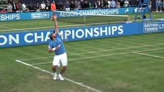 Gulbis Serve Slow Motion [upl. by Changaris]