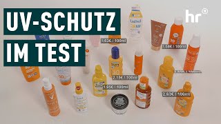 Welcher Sonnenschutz schützt zuverlässig  Die Ratgeber [upl. by Tj]