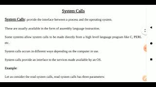 System Calls and Types of System Calls in operating System [upl. by Nauwaj]