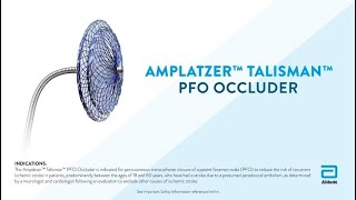 Amplatzer™ Talisman™ PFO Occluder Animation [upl. by Arliene372]