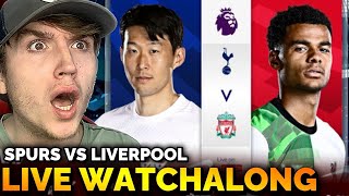 TOTTENHAM 21 LIVERPOOL LIVE MATCH REACTION amp WATCHALONG [upl. by Onidranreb126]