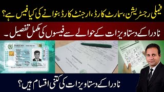 quotNADRA Fees Explained Smart Card B Form Family Registration amp More [upl. by Soelch]