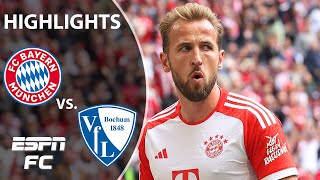 ⚽ HARRY KANES 1ST BAYERN HAT TRICK ⚽ Bayern Munich vs VfL Bochum  Bundesliga Highlights  ESPN FC [upl. by Dennard]