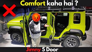 Maruti Suzuki JIMNY 5 Door India 🇮🇳  Comfort Test 🤔 [upl. by Kinsler972]