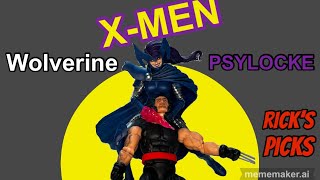 Review of the Marvel Legends Wolverine and Psylocke two pack by Hasbro [upl. by Farrington]