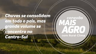 Chuvas se consolidam mas grande volume se concentra no CentroSul  Conexão Mais Agro [upl. by Yoj481]