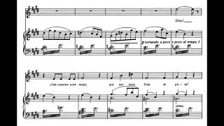 Ah je ris de me voir si belle Faust  C Gounod Score Animation [upl. by Marceau]