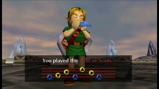 Zelda Ocarina of TimeMajoras Mask Custom Warp Song Path of Souls [upl. by Ardried]