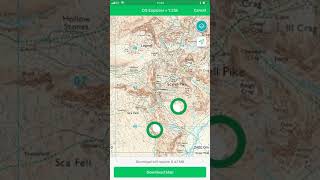 ViewRanger app tutorial How to save offline maps [upl. by Pellet]