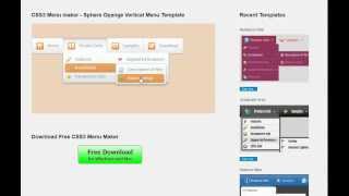 CSS Menu maker generate awesome menus Free [upl. by Aydidey577]