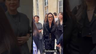 Michelle Yeoh during Paris Fashion Week michelleyeoh [upl. by Oswal]