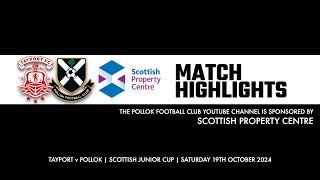 Tayport v Pollok  19th October 2024 [upl. by Gadmon926]