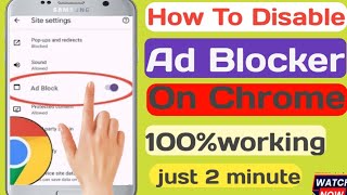 How To Disable Ad Blocker On Chrome 2024 l Disable Ad Blocker On Google Chrome New update 2024 [upl. by Firmin]