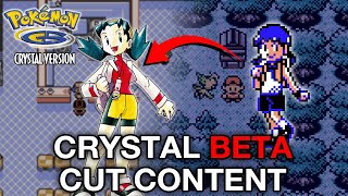 Beta Unused Content of Pokemon Crystal  Cut Content [upl. by Pampuch]